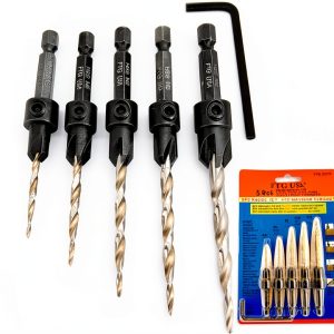 Fair Trade Group USA Countersink Drill Bits Set-0