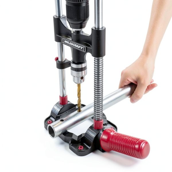 Milescraft Hand Powered Drillmate Drill 1 PACK Black Red-4