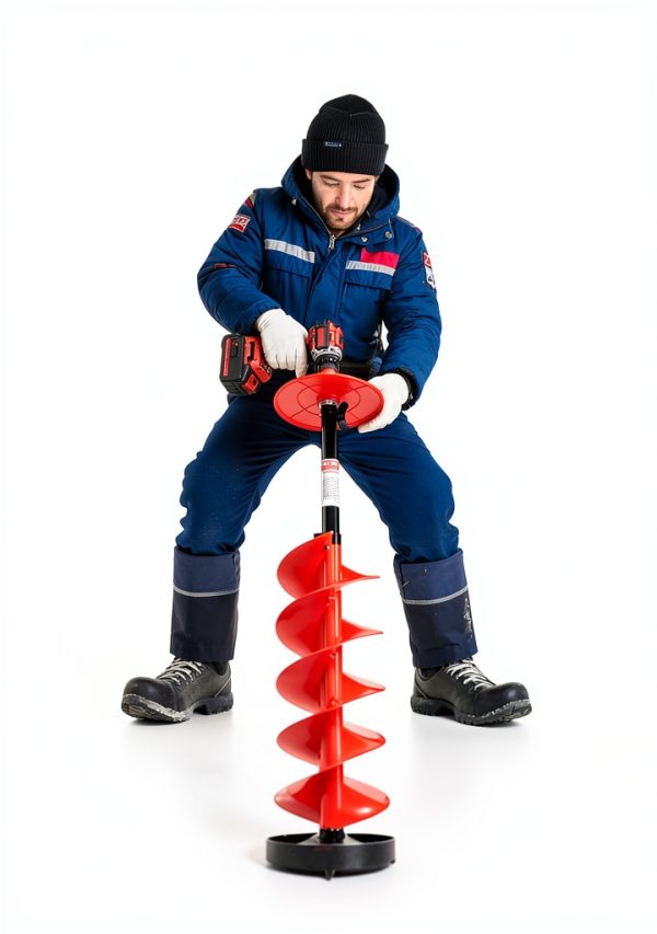 VEVOR Ice Auger Drill Bit Nylon Heavy Duty 8"-1