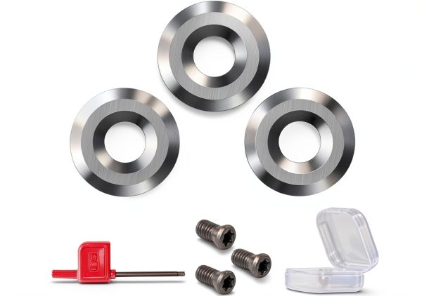 Carbide Replacement Inserts 12mm Round 3pcs ToolRise Turning Tool-1