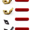 Cutting Tools 20pcs DCMT32.51/52 Indexable Turning Inserts KinRite-5
