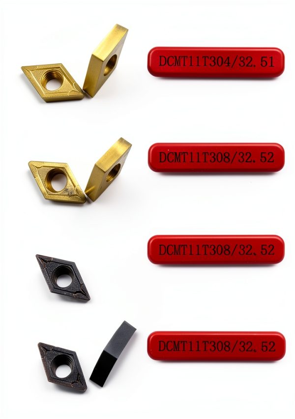 Cutting Tools 20pcs DCMT32.51/52 Indexable Turning Inserts KinRite-5